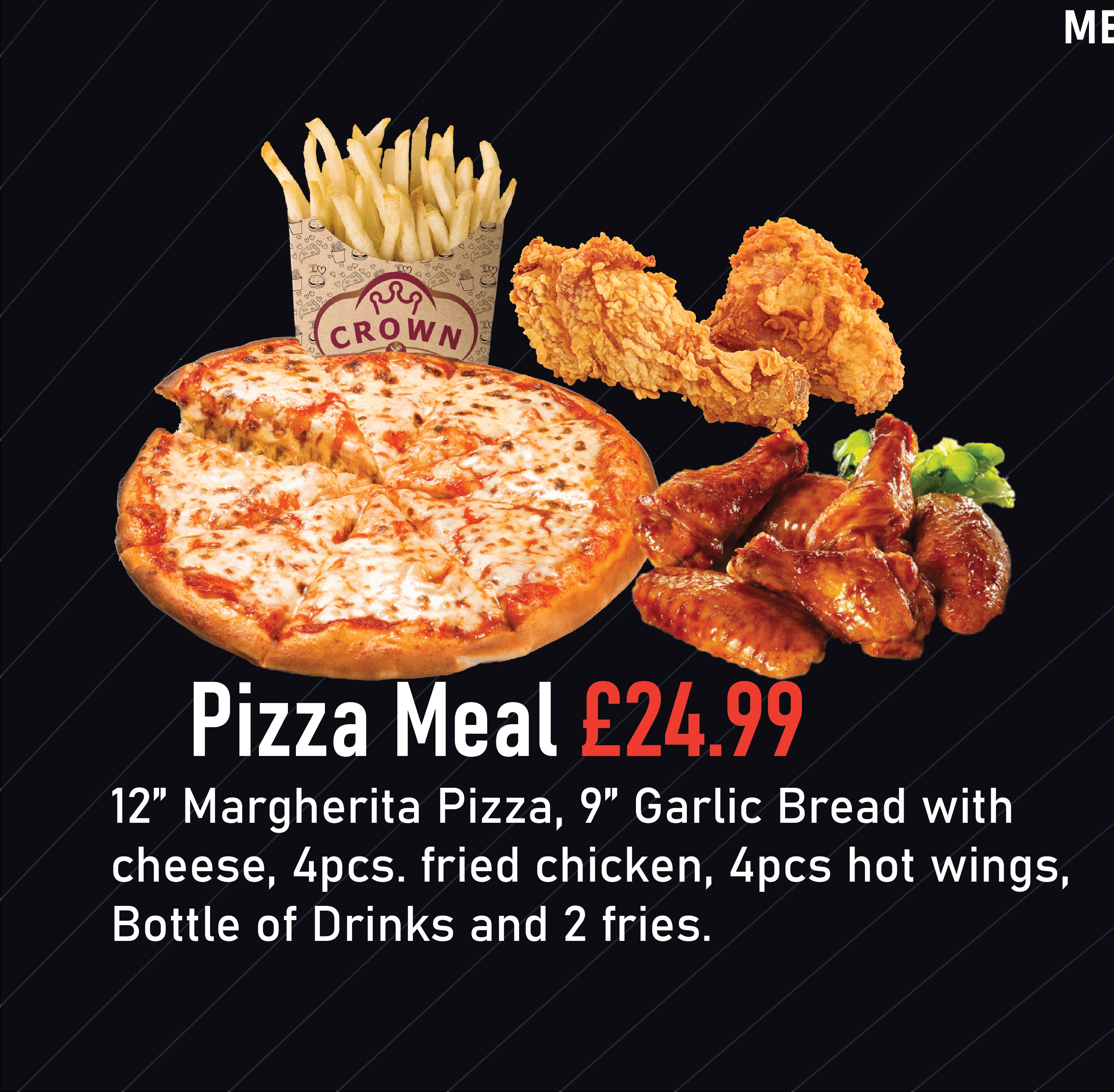 Crown Restaurant-Pizza Meal